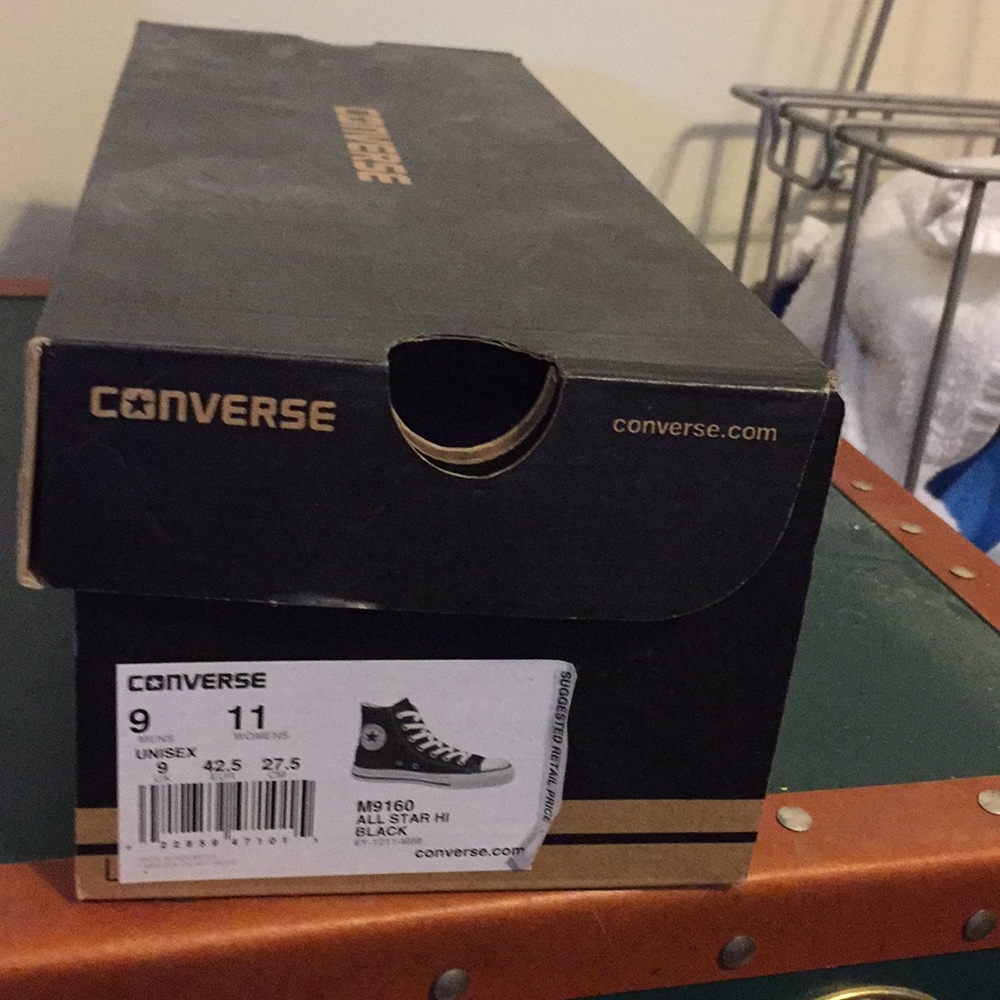 Converse Chuck Taylor All Star Hi black and white - Picture 4 of 4